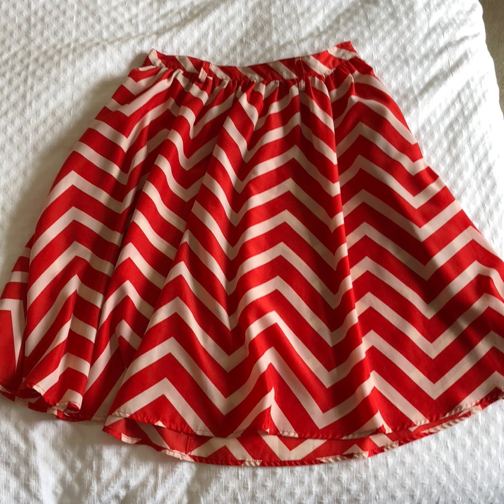Chevron skirt